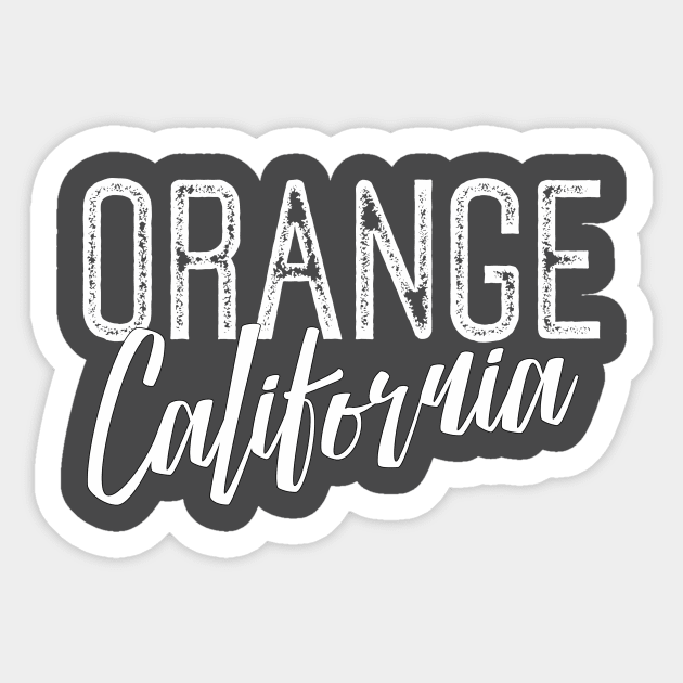 Orange, CALIFORNIA Sticker by dlinca